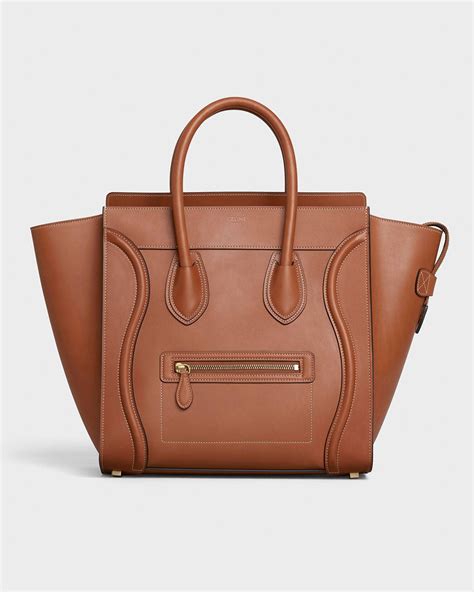 celine luggage handbag mini what does it hold|Celine mini luggage tote size.